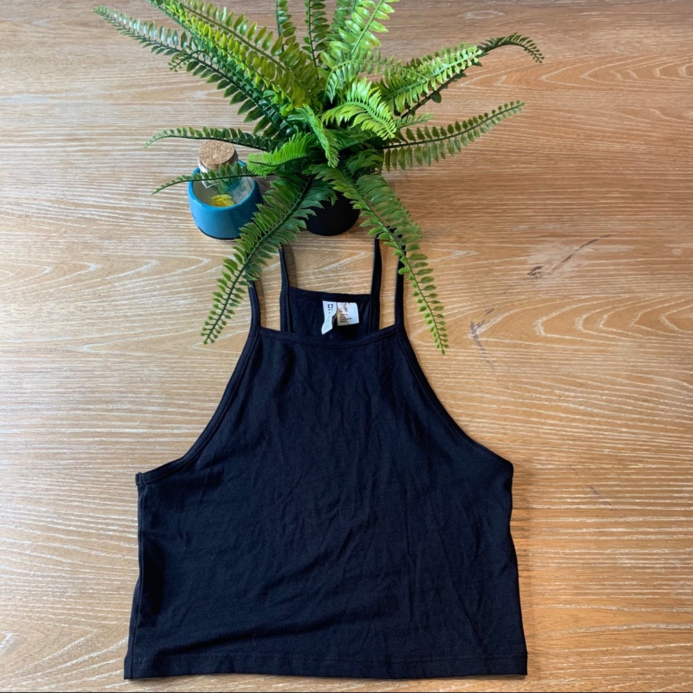 Divided Black Tank Top XS